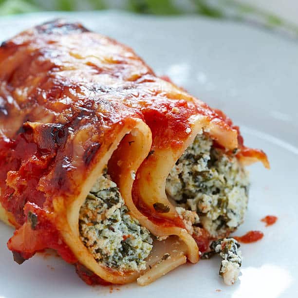 Faça Esse Incrível Canelone De Espinafre Ao Molho Sugo